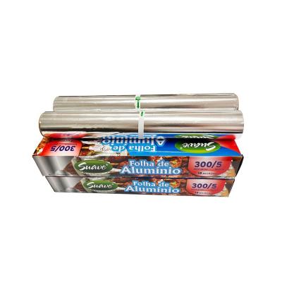 China 200 Sq.ft Food Grade Non-stick Aluminum Foil Roll for Kitchen Customize Width Length for sale