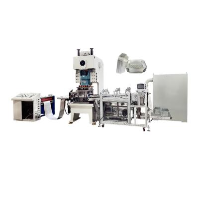 China 450kn Max.Pressure Automatic Aluminum Foil Food Container Making Machine for Products for sale