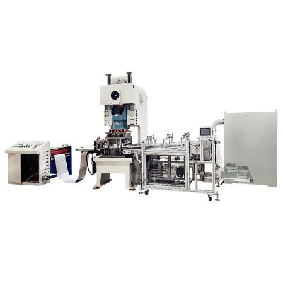 China Automatic Aluminum Foil Container Punch Press Machine with Max.Material Width of 750mm OEM for sale