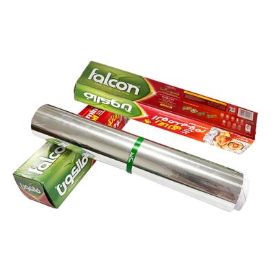 China Household Silver Aluminium Foil Paper Roll 300mm Width 62m for Packaging Customized for sale