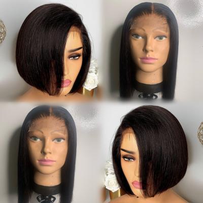 China 100% Human Hair Wigs 12a Wave Hair Hd Sellers Lace Front Human Hair Silky Straight Raw Unprocessed Wholesale Wig for sale