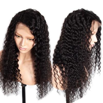 China Spicyhair Softest And Comfortable 10A Hair Lace Front Wig With Baby Hair 180 Density Tangle Free Deep Wave Curly Lace Front Wig for sale