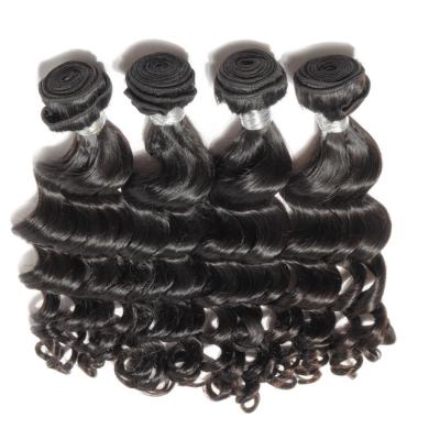 China Wavy Spicyhair No Tangle No Cuticle Shed Lined Indian Wavy Raw Hair Wet Wavy Wavy Bundles Dropship for sale