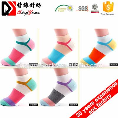 China Girl Antibacterial High Quality Women Socks Colorful Cotton Socks for sale