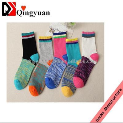 China Antibacterial Customized Special Design Women Colorful Socks for sale