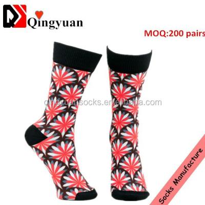 China OEM Antibacterial Whole Printing Socks for sale