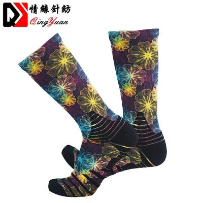 China Antibacterial Custom Unisex Sublimation or 360 Digital Printed Socks Tube Bulk Wholesale Socks for sale