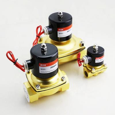 China General 2/2 Way AC DC 12V 110V 24V 220V Normally Closed Size 2 Inch Big Water Solenoid Valve for sale