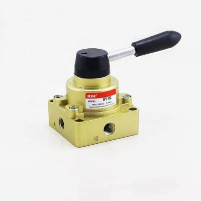 China Factory HV-02 Manual Pull Valve Pneumatic Turn Switch Hand Control Valve for sale