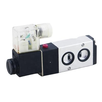 China Factory Airtac Type 5/2 Way 1/4 Inch Thread Single Electric Control Pneumatic Solenoid Valve for sale