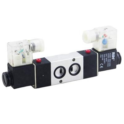 China Airtac type 24V DC two position five-way control electric plant dual solenoid valve for sale