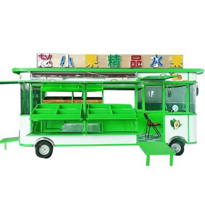 China Mobile Vegetable Processing Plant Coffee Trailer Fully Equipped China Truck Food Fruit Car for sale