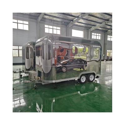 China Mobile vegetable processing plant stainless steel food carts fully equipped electric carritos de comida rapida food trucks for sale