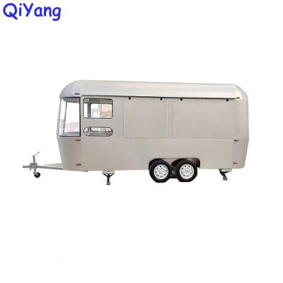 China The French pastries of the best vegetable processing factory prices full kitchen hamburger coffee equipment vans mobile electric food cart fast food bus food truck for sale