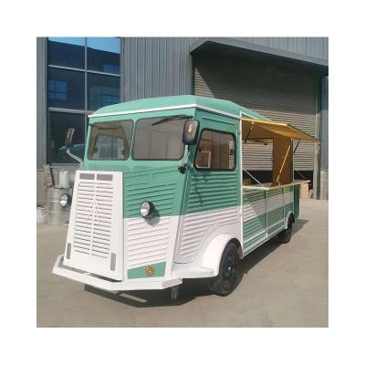 China Vegetable processing factory china ice cream pizza truck vending fast food van coffee carts mobile fully equipped cover trailer for sale