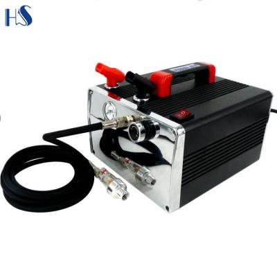 China HS-217 Mini Portable Oil Free Air Compressor HSENG Zhejiang, China Portable Airbrush Kit for sale