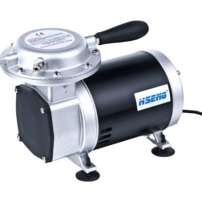 China AS09 Airbrush Air Compressor Machine Oil Free Diaphragm Pump With High Air Flow for sale