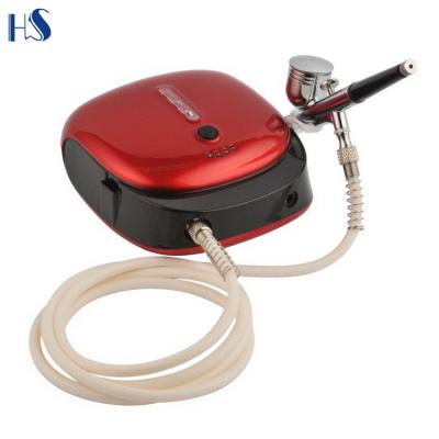 China Universal Portable Rechargeable Makeup System Set Kits Mini Airbrush Compressor HS-M901K for sale