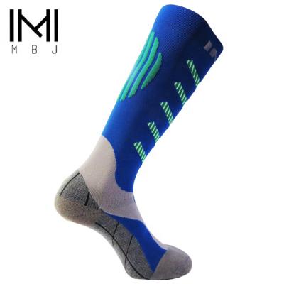 China Other Custom Made High Knee Badminton Running Compression Sock For Men for sale