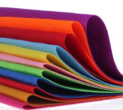 China Top Selling Waterproof Custom Color Needle Punched Craft Felt Fabric Sheets Polyester Felt Fabric for sale