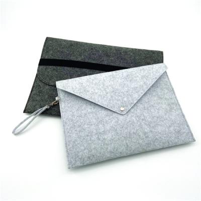 China Factory Supply Customized Size Laptop Sleeve Eco - Friendly Felt A4 File Document Bag for sale