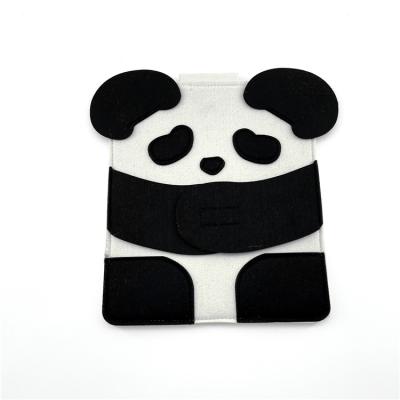 China PC laptop bag factory supplier premium felt laptop bag cartoon panda laptop sleeve for ipad macbook for sale