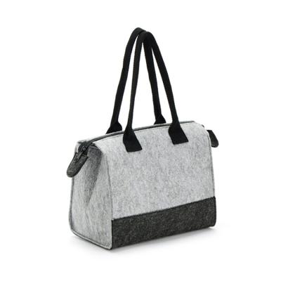 China High Quality Felt Shopping Handbags Leisure Felt Tote Bags Eco - Friendly For Women for sale