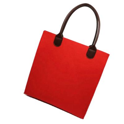 China Factory Supply High Quality Felt Hand Shopping Tote Bags For Women for sale