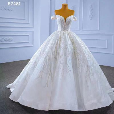 China Anti-Static Hot Selling Bridal Dress Gown Lover's Wedding Beaded Sequin Tutu Backless Sexy Skirt White Fabric for sale