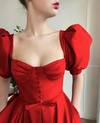 China Wholesale anti-static elegant dresses ladies even red dresses 2022 dress women party dresses for sale