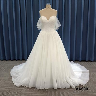 China Best Wholesale OEM Mermaid Wedding Dress Anti-Static Sale Wedding Dress With Tail for sale