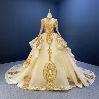 China Russian Ball Gown Wedding Dresses Sale Bling Wedding Dress Dry Cleaning Ball Gown Sheaths Long Tall Ball Gown Bride Dress for sale