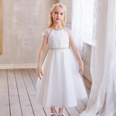 China Yalindars 2-14 Years Girl Birthday Party Bridesmaid Dress Breathable Tulle Dress for sale