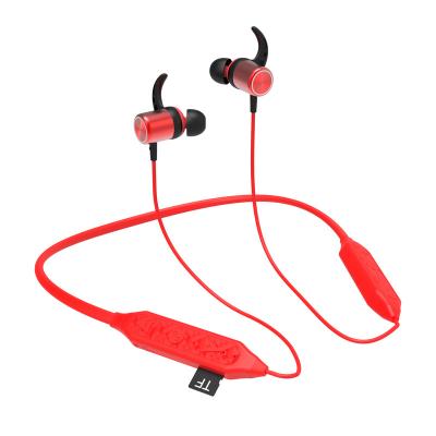 China Hot Selling OEM In-Ear Logo Portable Headphone Low Shipping Cost Cheap Hanging Neck TF Wireless Earphone for sale