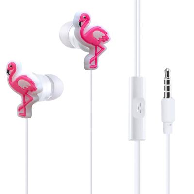 China 2d Free Sample New Design Low Price Mobile Phone Super Bass Attractive In-ear Cartoon Earphone for sale