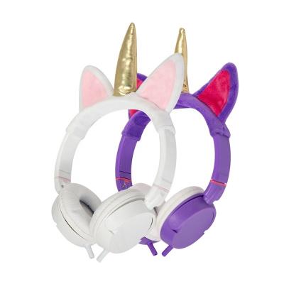 China Headband Newcomer Kid Earphone, Cartoon Girl Earphone, Unicorn Earphone for sale