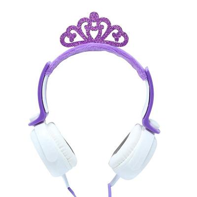 China New Custom Children's Headband Queen Crown Diamond Children's Headband Headphones Earphones for sale