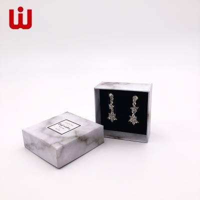 China Gift & Custom Craft Logo Marble Pattern Jewelry Box Set Jewelry Packaging Box for sale