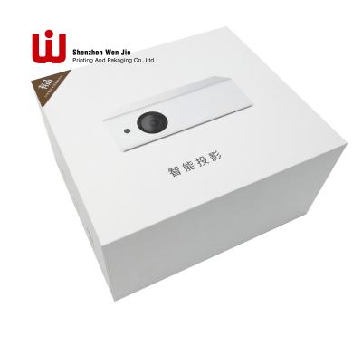 China Recycled Materials Square Paper Box Design Personalized Smart Projector With Pillow for sale