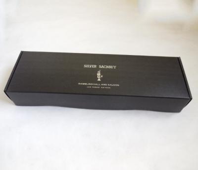 China Recycled Materials China Suppliers OEM Matte Black Product Packaging Box With Outer Packing Box for sale