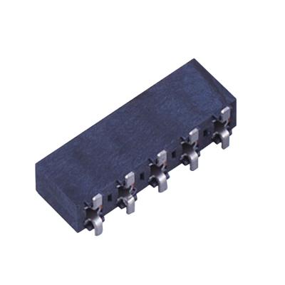 China Phosphor Bronze 5.08mm Pitch Header Connector Single Row Smt Female Type 1*5 Pin Header for sale