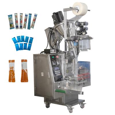 China Automatic Food Back Sealing Round Edge Corner Powder Liquid Sauce Bag Packing Machine for sale