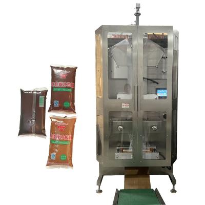 China Food Heinz Sauce Jam Sauce Pouch Sauce Dough Filling Sealing And Packing Machine for sale