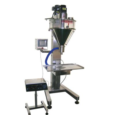 China Semi-automatic Food Dosing Auger Spice Powder Pouch Packing Machine 10-5000g for sale