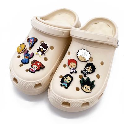 China Eco-friendly Wholesale Shoe Accessories Cartoon Clog Charm Shoe Decoration PVC Shoe Charms for sale