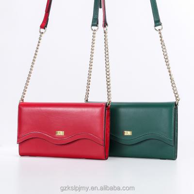 China 2022 fashionable popular luxury handbag with leather for women for sale