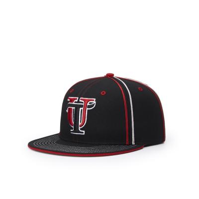 China JOINT Baseball Bill Hats Custom Black Flat Snapback Fitted Hat for sale