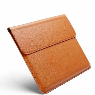 China 10 11 12 13 14 Inch PU Leather Laptop Case 10 11 12 13 14 Inch Vegan Leather Notebook Sleeve Bag Protect Tablet Pouch For Apple MacBook Pro Air for sale