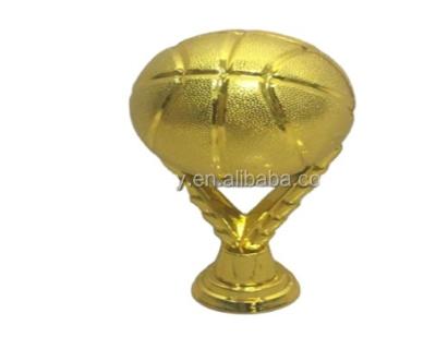 China Souvenir Gold Plated Football Trophy Figures For Corporate Awards for sale