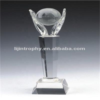 China Europe Crystal Trophy custom made to order high quality for sale